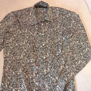 ZARA - Oversized Paisley Button Down